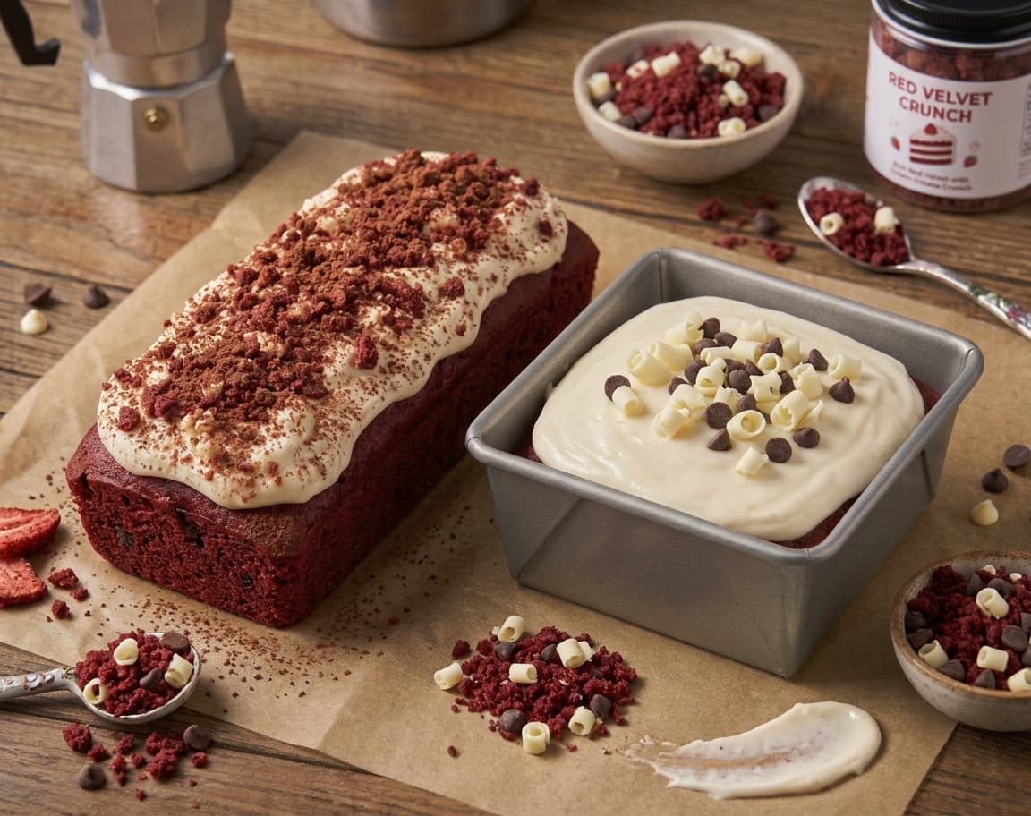 Red Velvet Simple Cake Loaf
